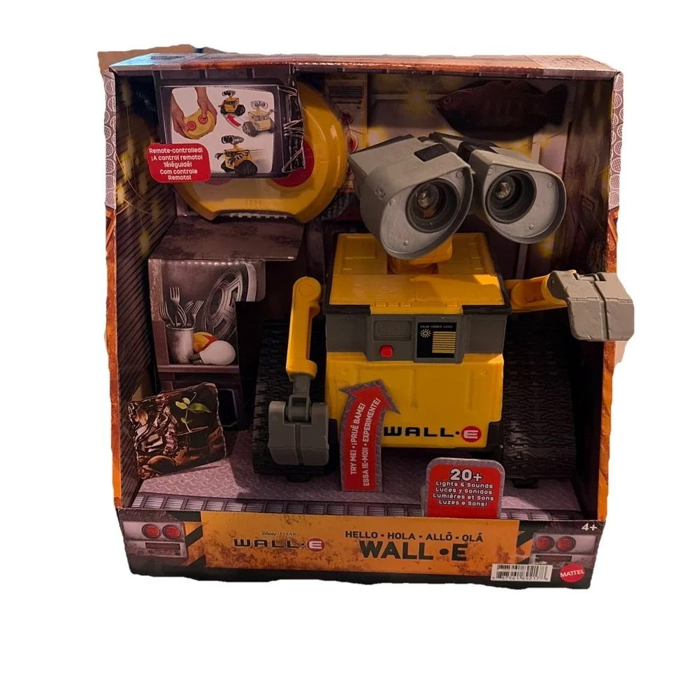 Disney Pixar‎ Wall-E Remote Control Robot Lights Sounds 2019 Toy SEE NOTES